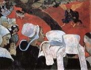 Paul Gauguin Vision after the Sermon  Jacob Wrestling with the Angel oil painting